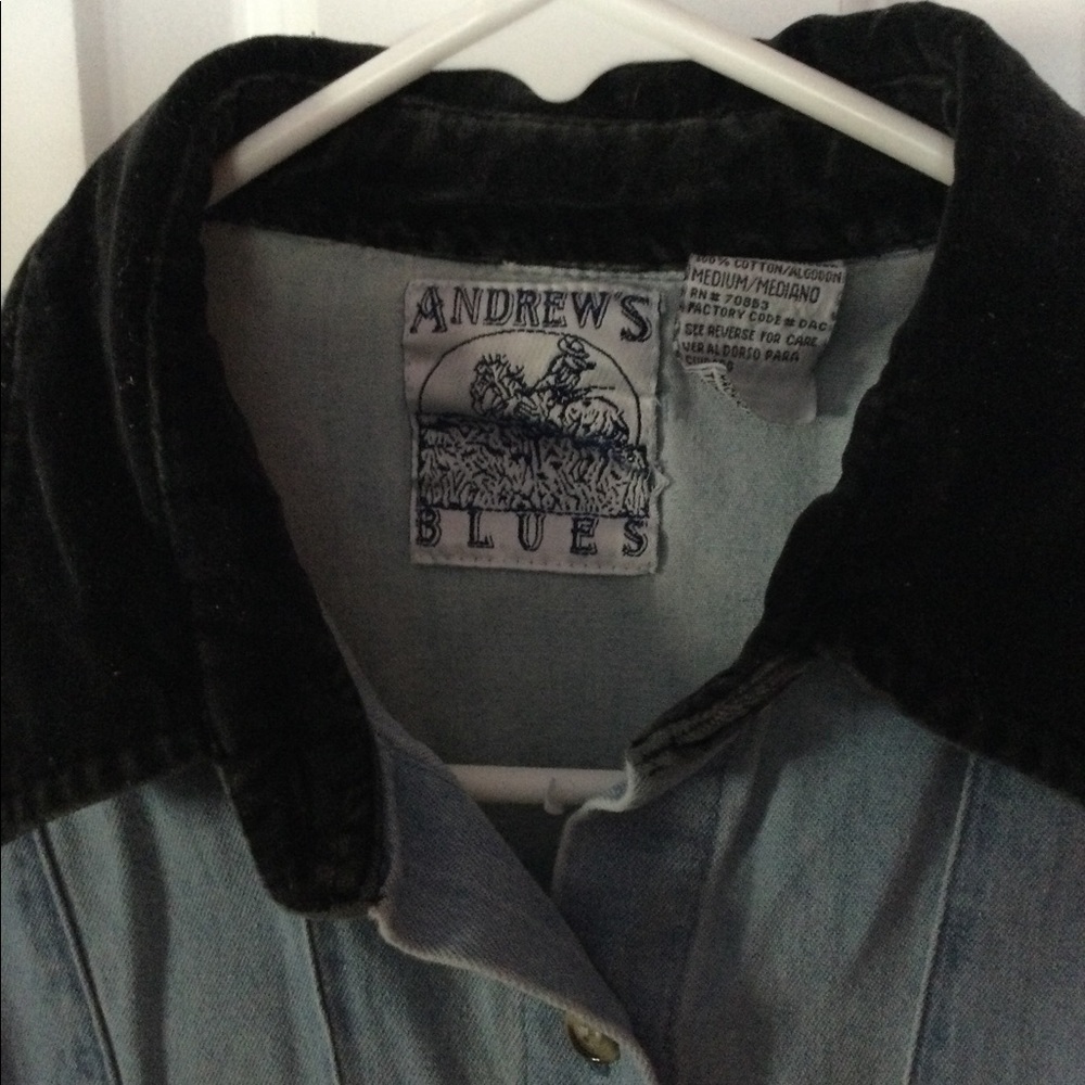 Denim top - Picture 3 of 4